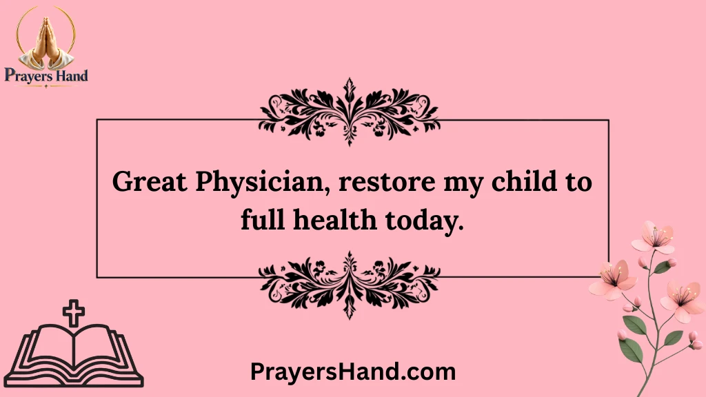 one-liner-prayer-for-sick-child
