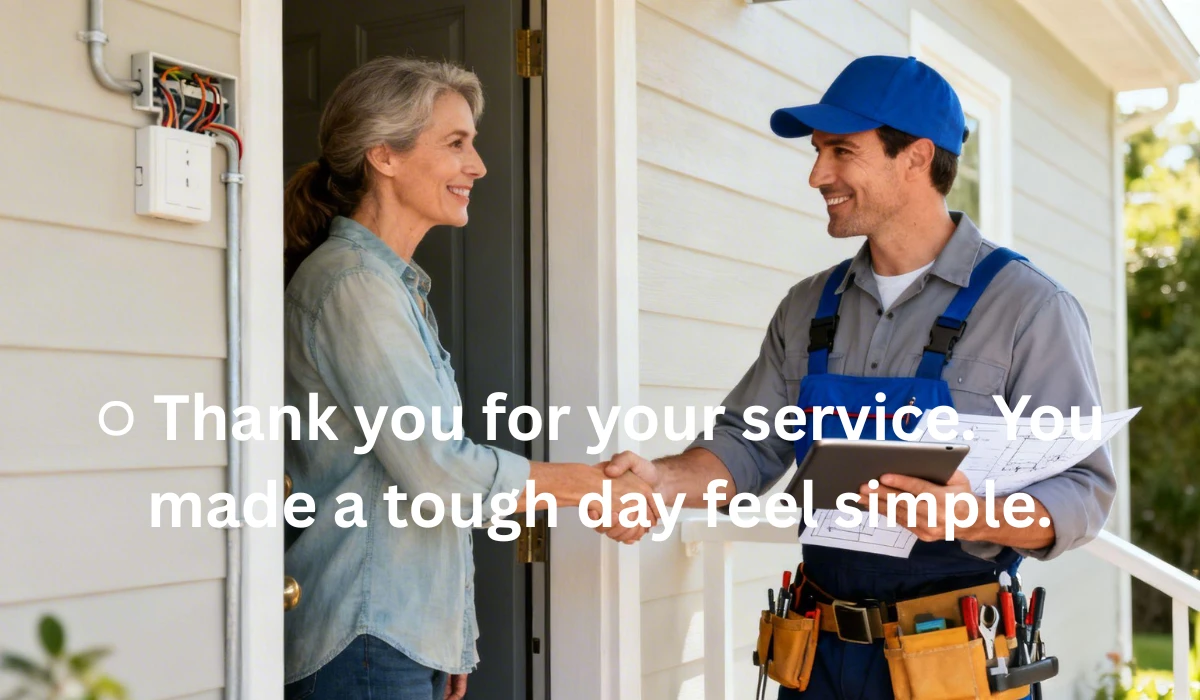 General Thank You Messages for Service Providers