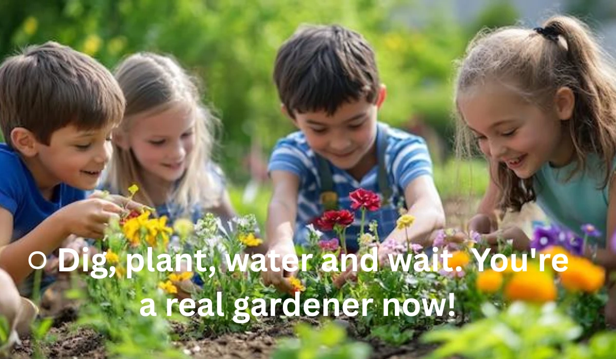 National Gardening Day Messages for Kids