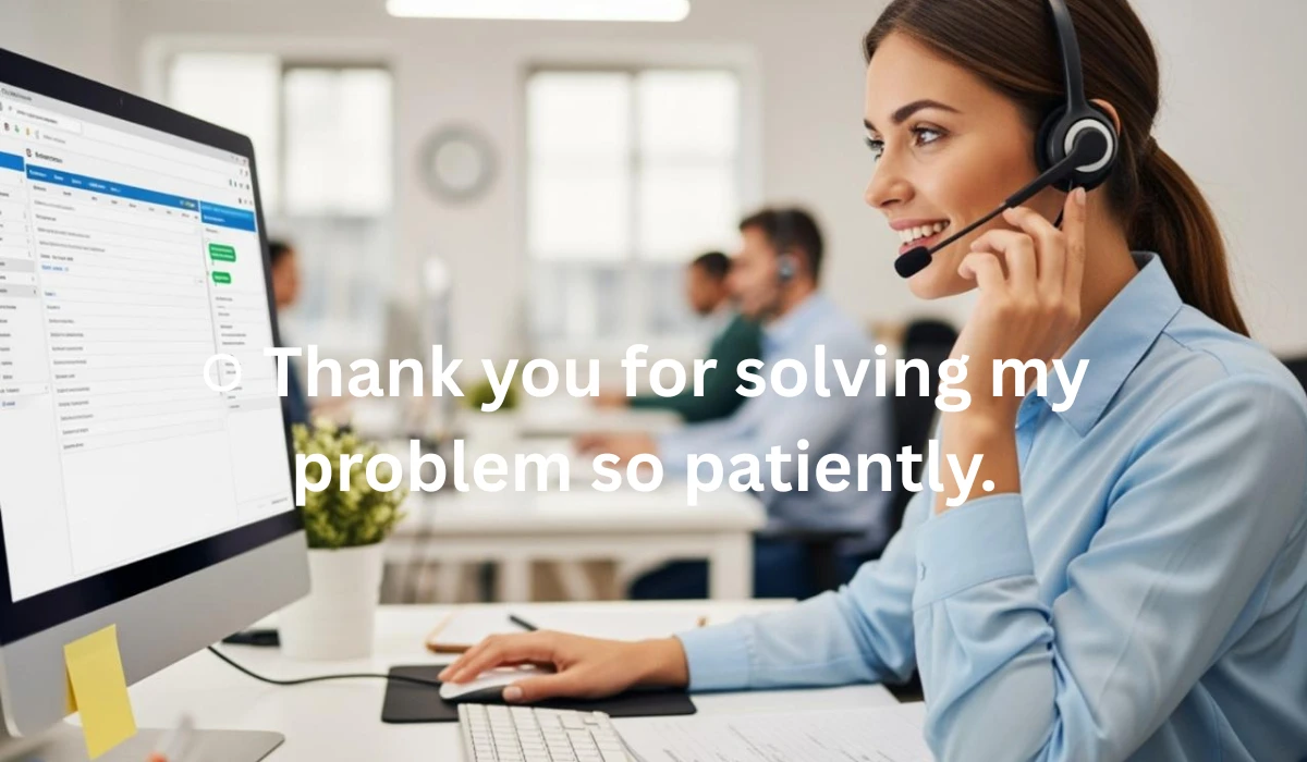 Thank You Messages for Customer Service Providers
