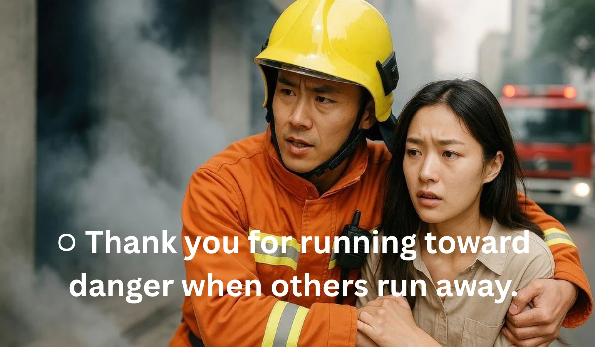 Thank You Messages for First Responders