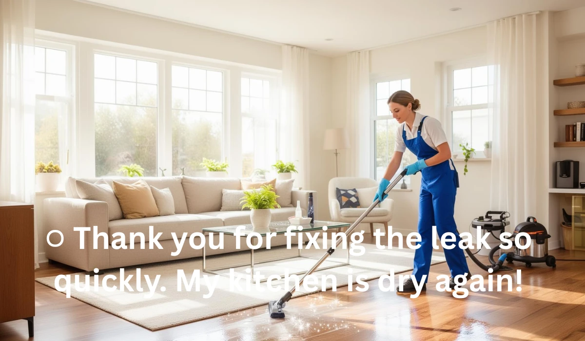 Thank You Messages for Home Service Providers